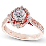 Diamond Engagement Semi-Mount Ring