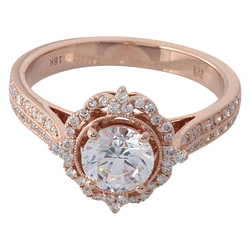 Diamond Engagement Semi-Mount Ring