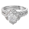 Diamond Halo Engagement Semi-Mount Set