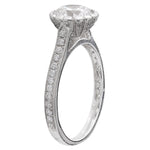 White Diamond Semi-Mount Ring