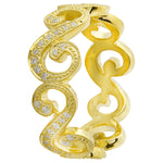 SWIRL ETERNITY YELLOW BAND